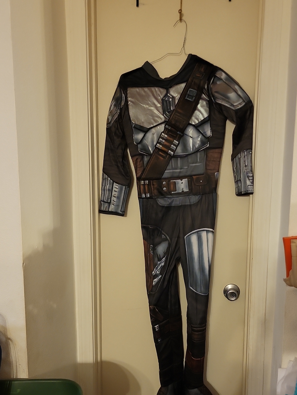 Kids Silver and Brown Space Armor Costume - Unbranded